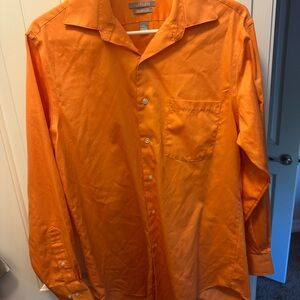 Van Heusen Bright Orange Men's Casual Shirt